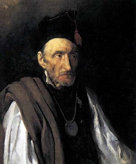 Theodore   Gericault Man with Delusions of Military Command oil painting image